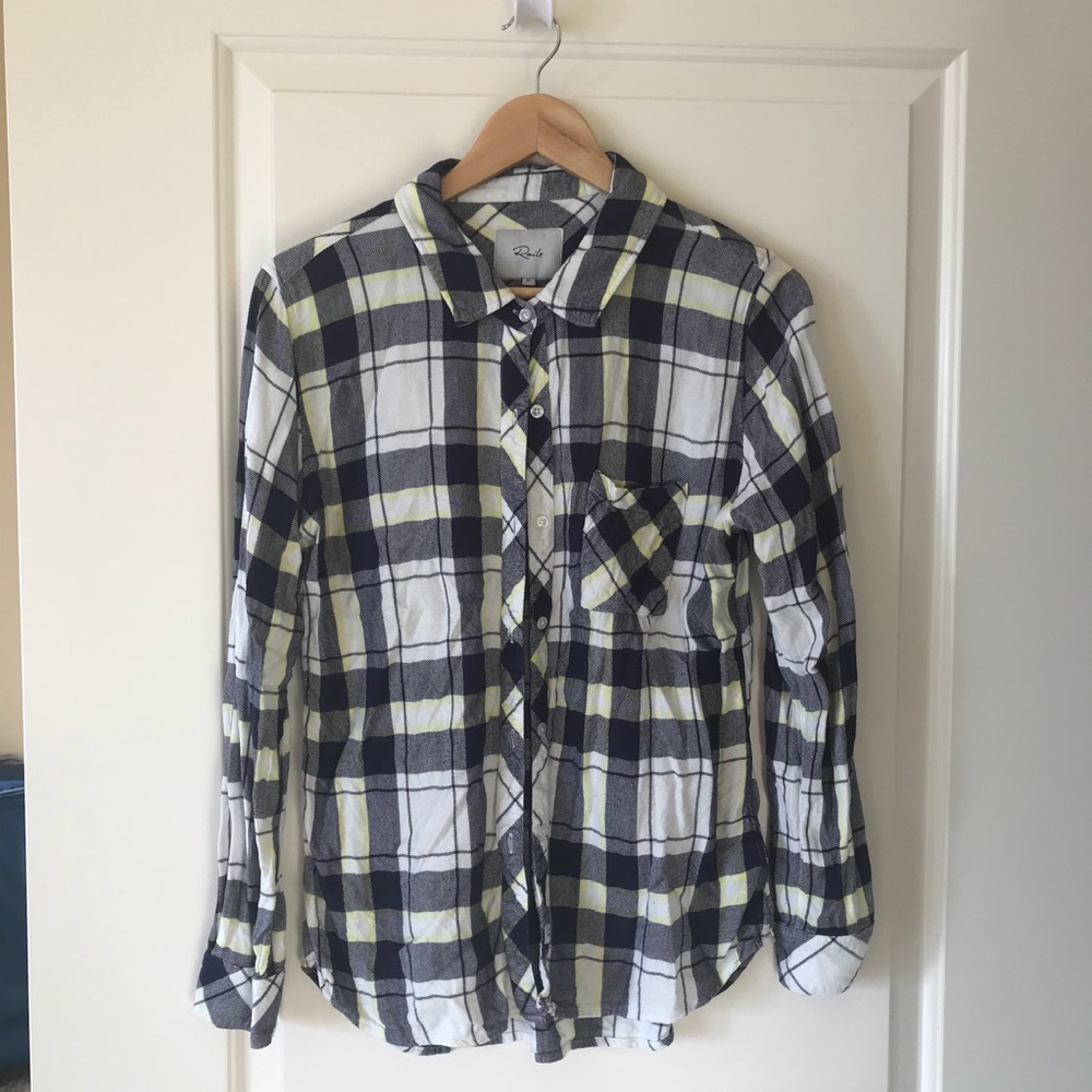 Rails Plaid Button Down